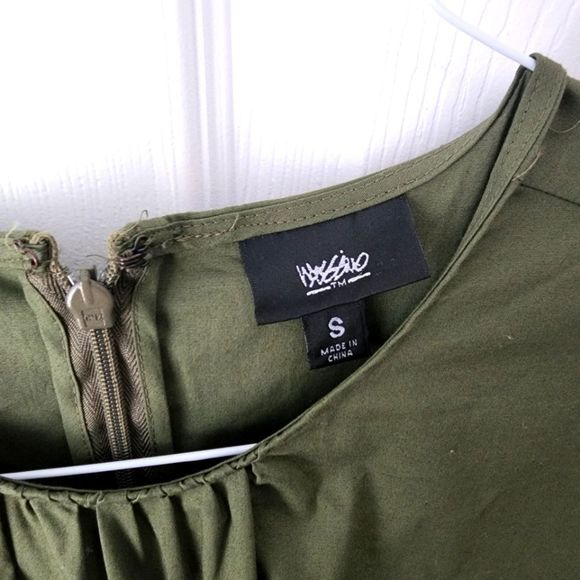 Mossimo Supply Co. Olive Green Romper with Pockets - Picture 2 of 7